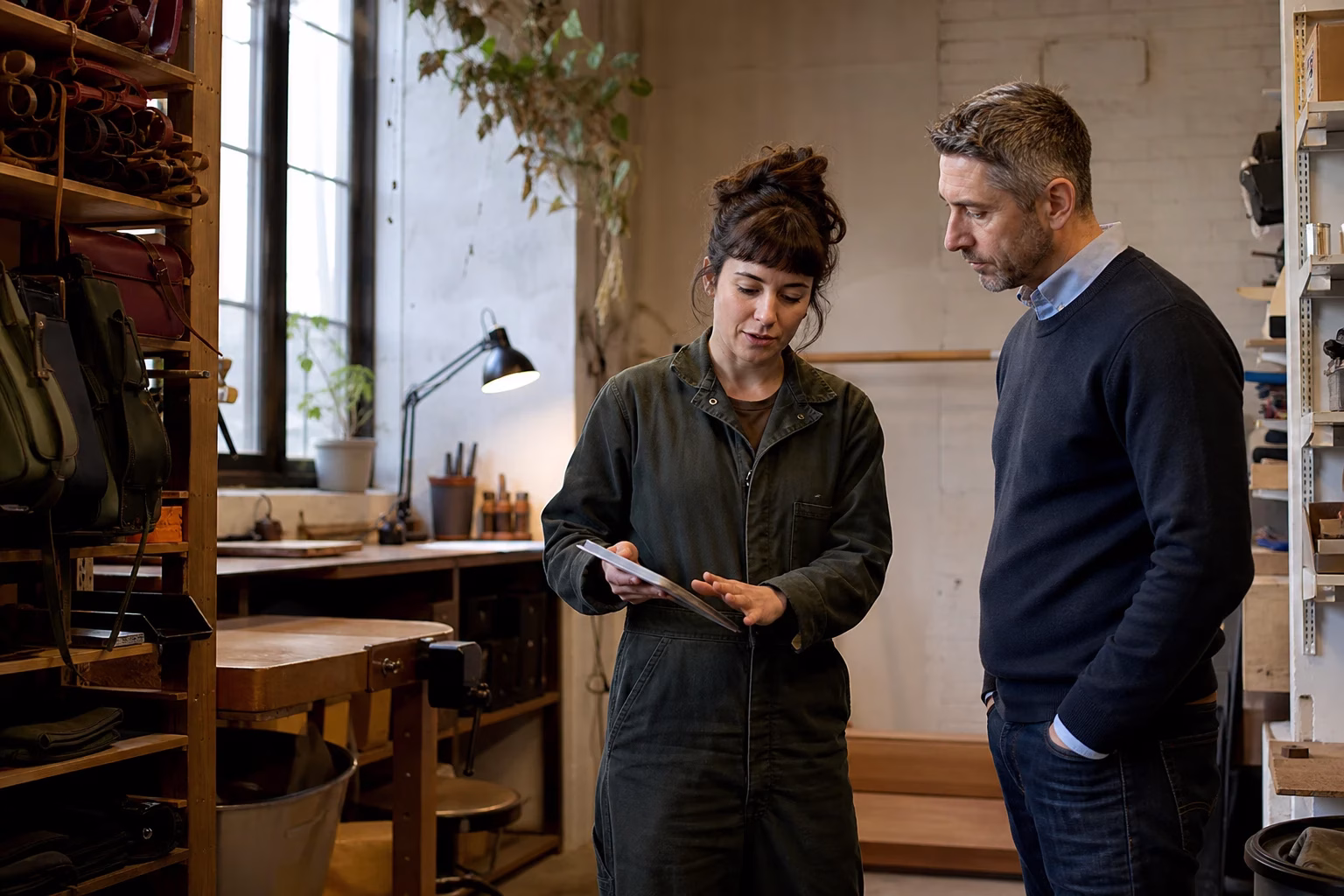 Impôts ici: guidance for Montréal businesses Tax adviser visiting a Montréal small business