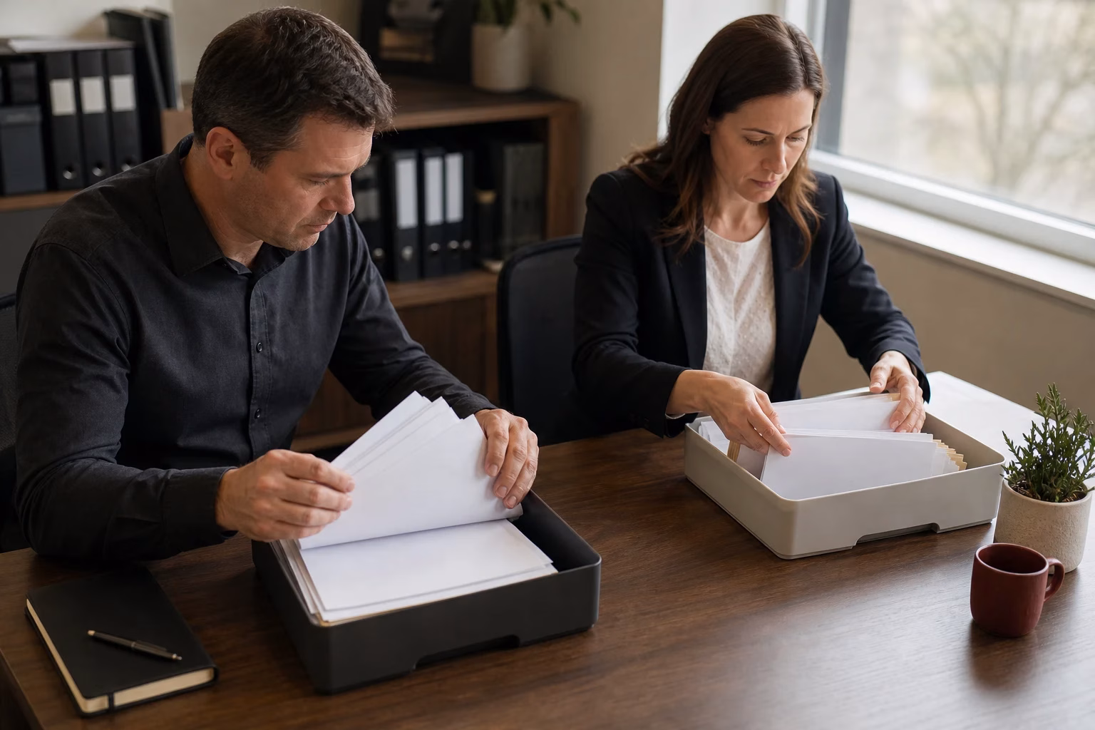 Minimiser les risques fiscaux selon l’article 15(1) LIR Entrepreneur séparant ses dossiers personnels et corporatifs avec un comptable