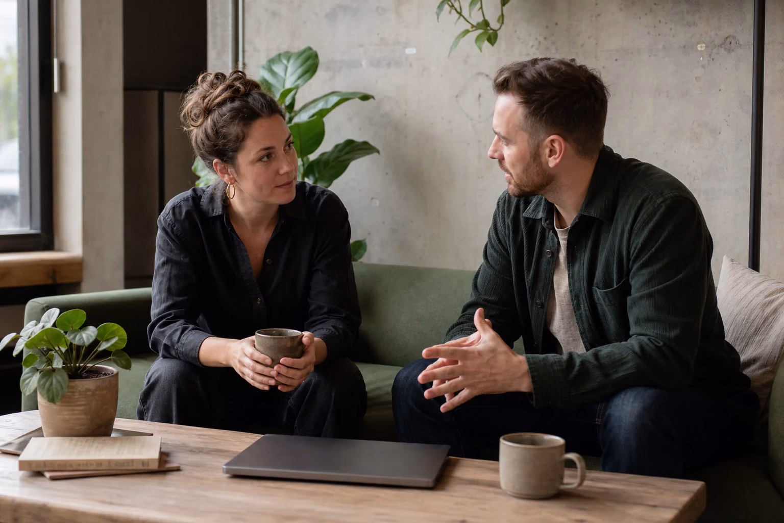 Self-employed professional consulting with a tax adviser