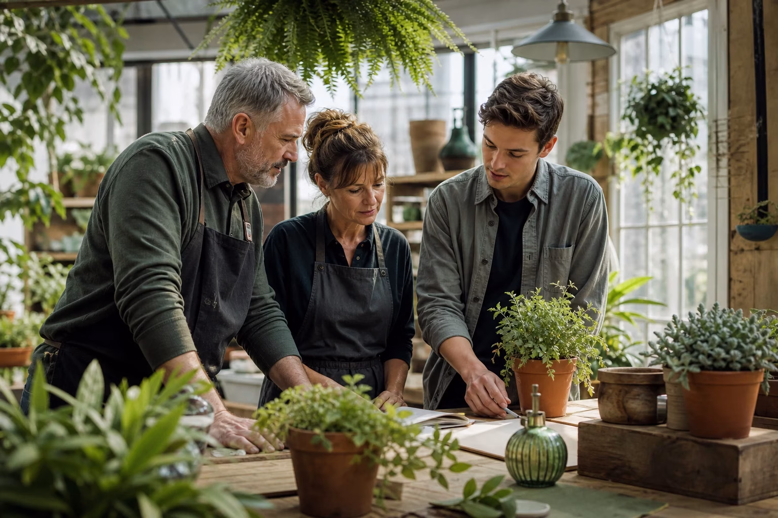 Stratégies Fiscales avec la Mise en Place d’une Fiducie Discrétionnaire Famille entrepreneuriale planifiant la continuité d’une entreprise horticole
